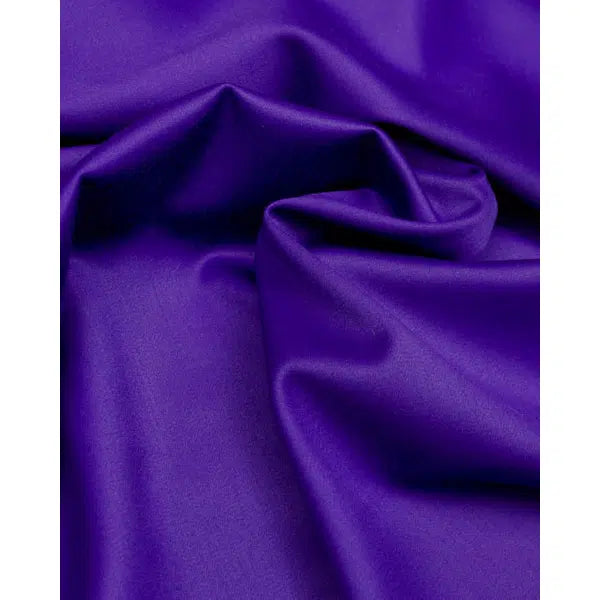 Italian Wool Suiting Fabric - Violet – view 4 – Truro Fabrics