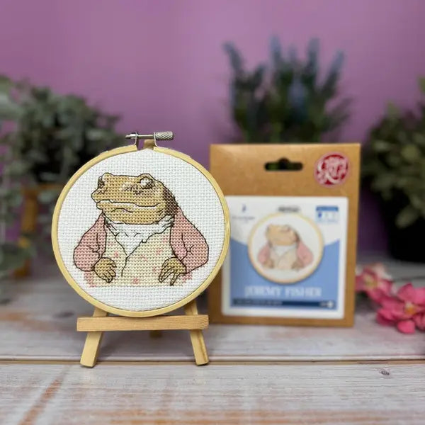 Beatrix Potter Jeremy Fisher Mini Cross Stitch Kit – Truro Fabrics