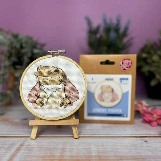 Beatrix Potter Jeremy Fisher Mini Cross Stitch Kit – Truro Fabrics
