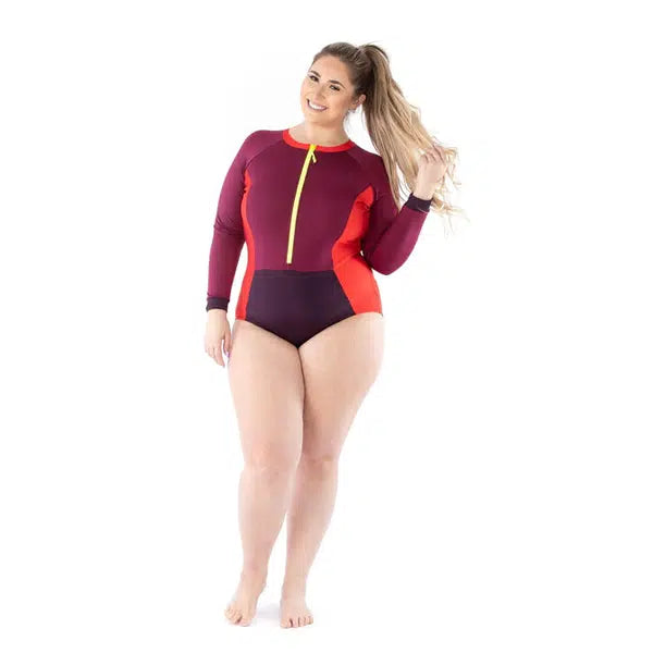 Jalie - Paper Sewing Pattern - Zoe Long Sleeve Rashguard Swimsuit | Truro Fabrics