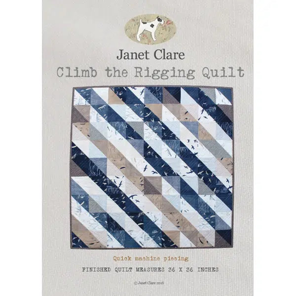 Janet Clare - Patchwork Quilt Paper Pattern - Climb the Rigging | Truro Fabrics