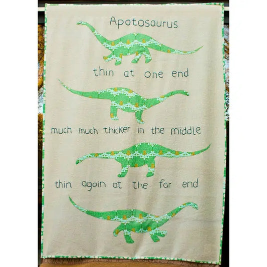 Janet Clare - Patchwork Quilt Paper Pattern - Monty the Dinosaur | Truro Fabrics