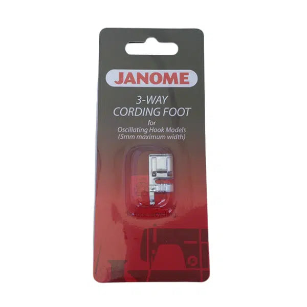 Janome Sewing Machine Feet - 3 Way Cording Foot | Truro Fabrics