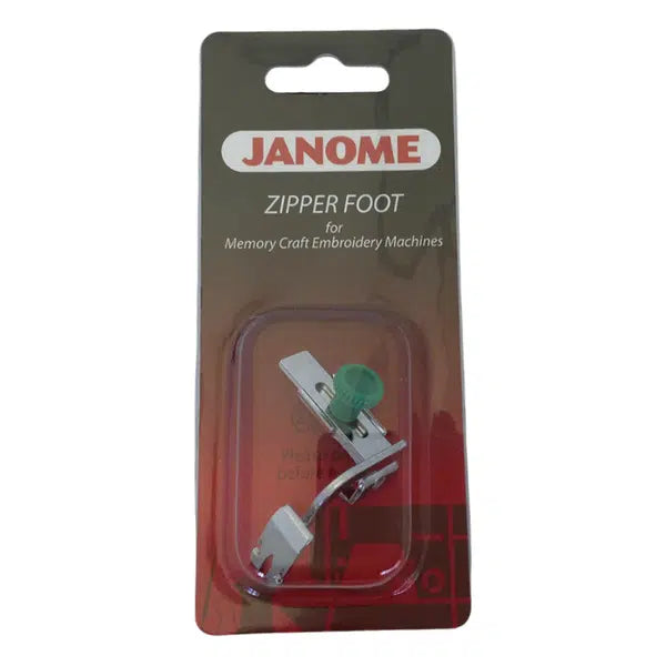 Janome Sewing Machine Feet - Adjustable Zipper Foot/Piping Foot | Truro Fabrics
