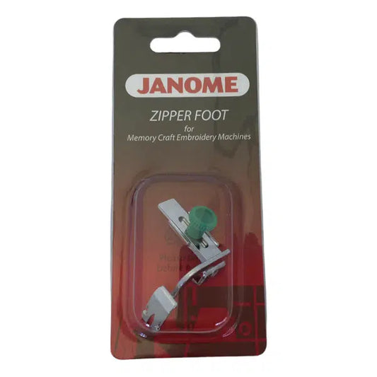 Janome Sewing Machine Feet - Adjustable Zipper Foot/Piping Foot | Truro Fabrics