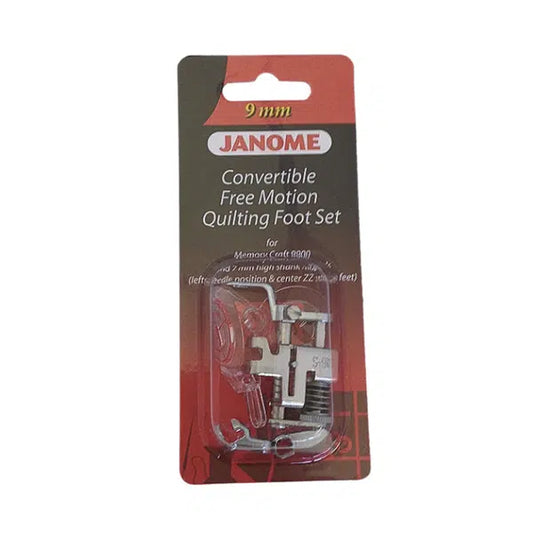 Janome Sewing Machine Feet - Convertible Free Motion Quilting Foot Set | Truro Fabrics