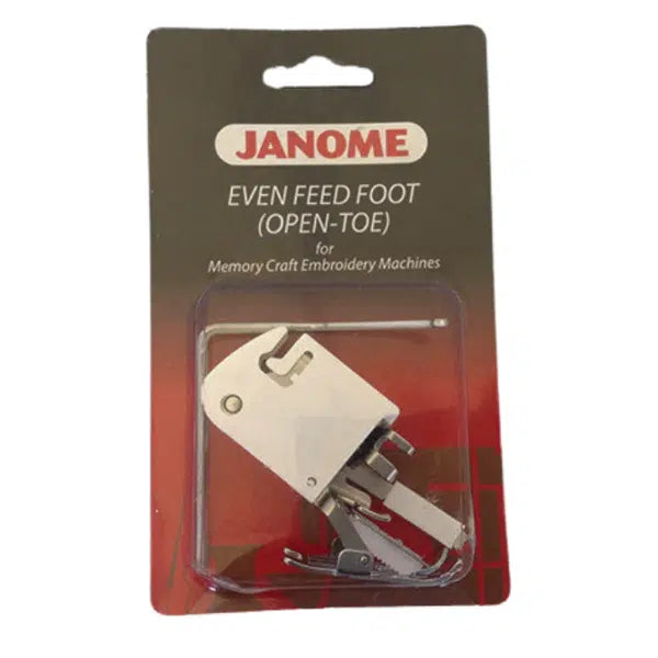 Janome Sewing Machine Feet - Even Feed Foot Open Toe | Truro Fabrics