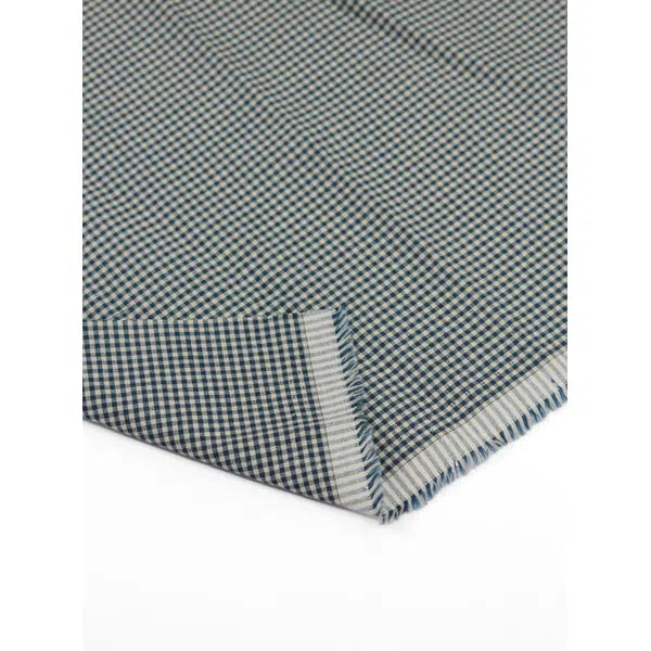 Japanese Cotton Micro Gingham Fabric - 2mm - Ink | Truro Fabrics