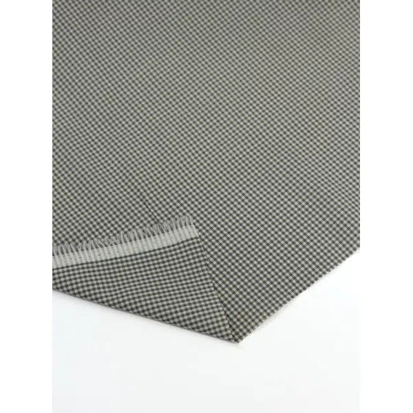Japanese Cotton Micro Gingham Fabric - 2mm - Rune | Truro Fabrics