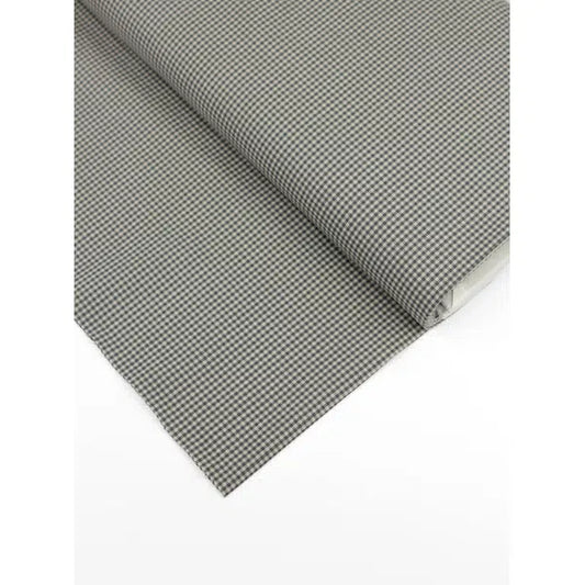 Japanese Cotton Micro Gingham Fabric - 2mm - Rune | Truro Fabrics