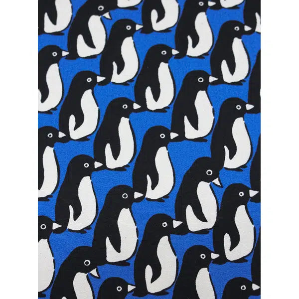 Japanese Cotton Oxford Fabric - Penguin Parade | Truro Fabrics