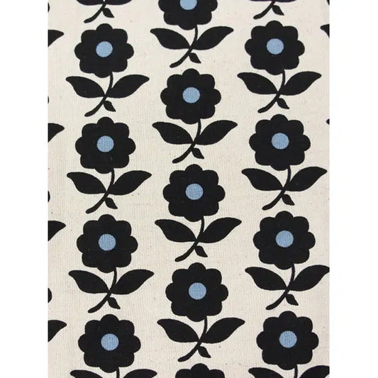 Japanese Cotton Oxford Fabric - Shadow Daisy | Truro Fabrics