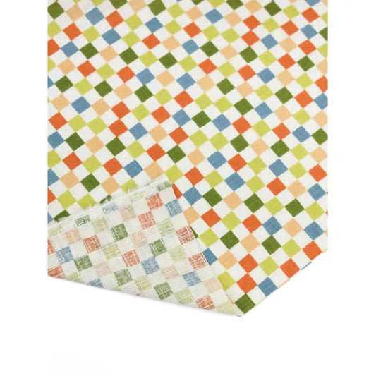 Japanese Linen Look Cotton Fabric – Island Checkers | Truro Fabrics