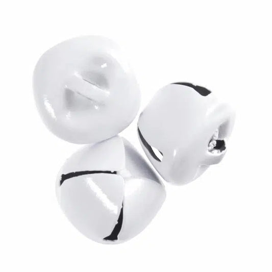 Jingle Bells - 20mm - White | Truro Fabrics