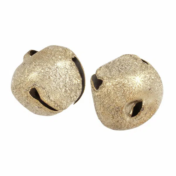 Jingle Bells - 30mm - Frosted Gold | Truro Fabrics