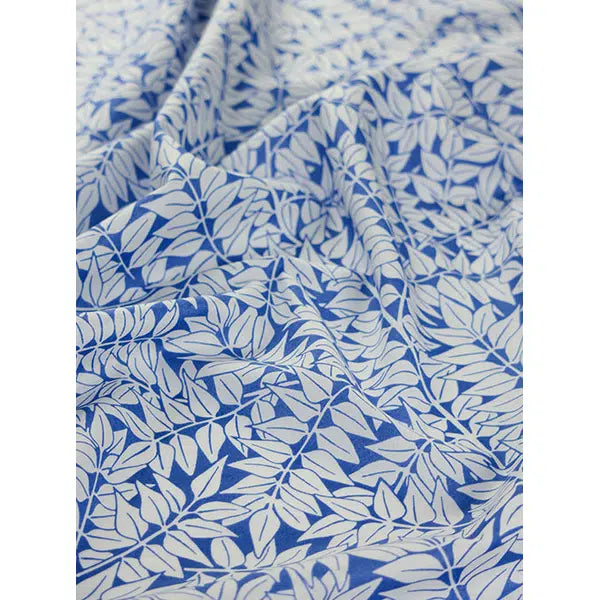 Kaffe Fassett x William Morris Cotton Lawn Fabric - Branches Blue | Truro Fabrics