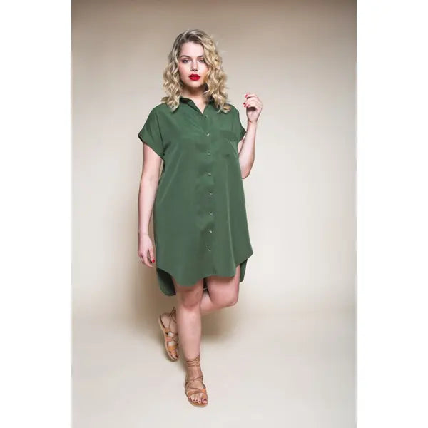 Closet Core - Paper Sewing Pattern - Kalle Shirt & Shirtdress – view 5 – Truro Fabrics
