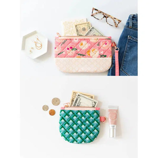 Knot and Thread - Paper Sewing Pattern - Cove Clutches – view 2 | Truro Fabrics