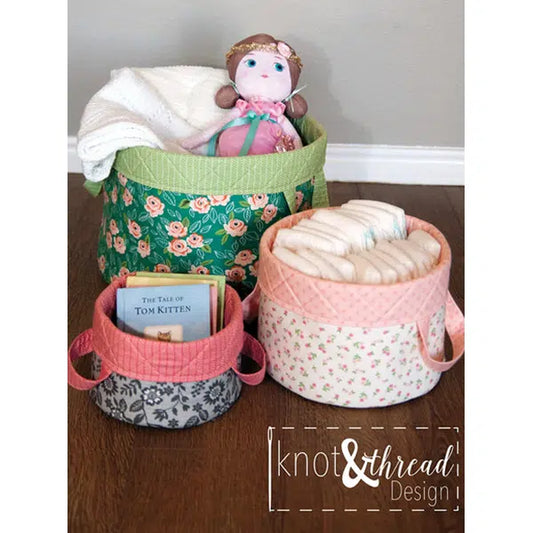 Knot and Thread - Paper Sewing Pattern - Olivia’s Baskets | Truro Fabrics
