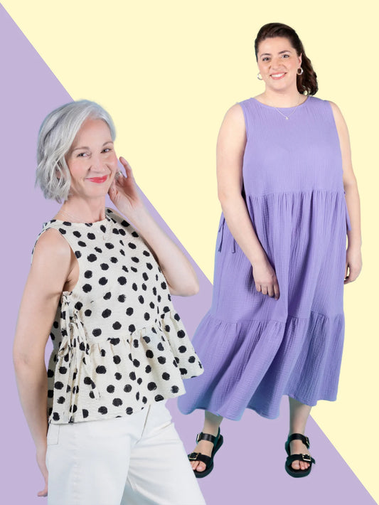Tilly and the Buttons Sewing Pattern - Leah Top + Dress