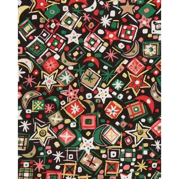 Liberty Lasenby Cotton Fabric - A Woodland Christmas - Christmas Charm A – view 2 | Truro Fabrics