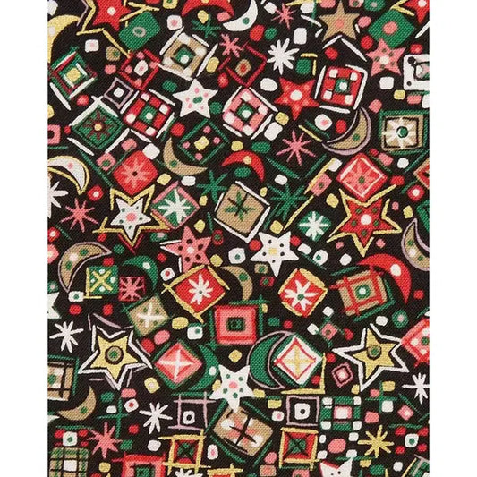 Liberty Lasenby Cotton Fabric - A Woodland Christmas - Christmas Charm A – view 2 | Truro Fabrics