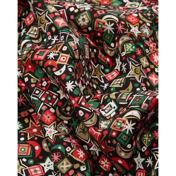 Liberty Lasenby Cotton Fabric - A Woodland Christmas - Christmas Charm A – view 3 | Truro Fabrics