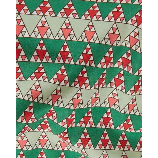 Liberty Lasenby Cotton Fabric - A Woodland Christmas - Evergreen Glade A – view 2 | Truro Fabrics
