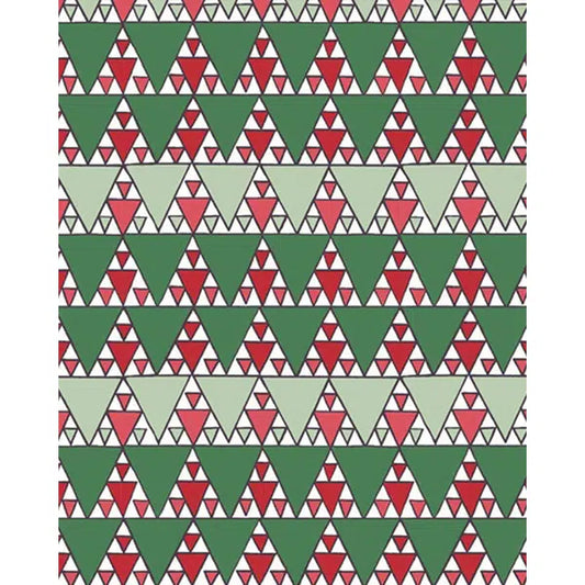 Liberty Lasenby Cotton Fabric - A Woodland Christmas - Evergreen Glade A | Truro Fabrics