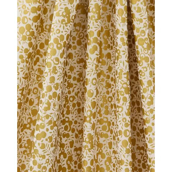 Liberty Lasenby Cotton Fabric - A Woodland Christmas - Wiltshire Shadow Gold – view 3 | Truro Fabrics