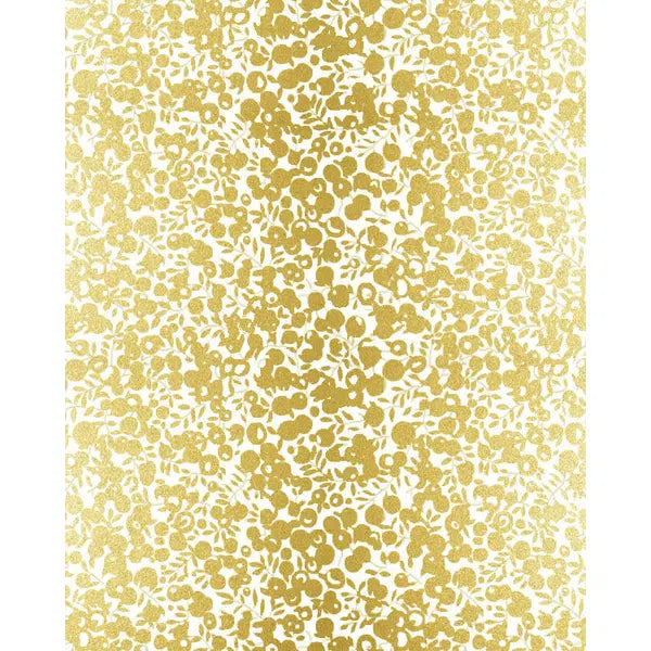 Liberty Lasenby Cotton Fabric - A Woodland Christmas - Wiltshire Shadow Gold | Truro Fabrics