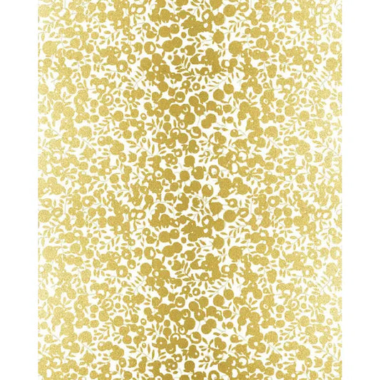 Liberty Lasenby Cotton Fabric - A Woodland Christmas - Wiltshire Shadow Gold | Truro Fabrics