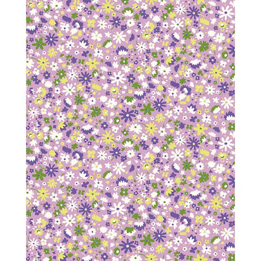 Liberty Lasenby Cotton Fabric - Carnaby - Bloomsbury Blossom Lilac | Truro Fabrics