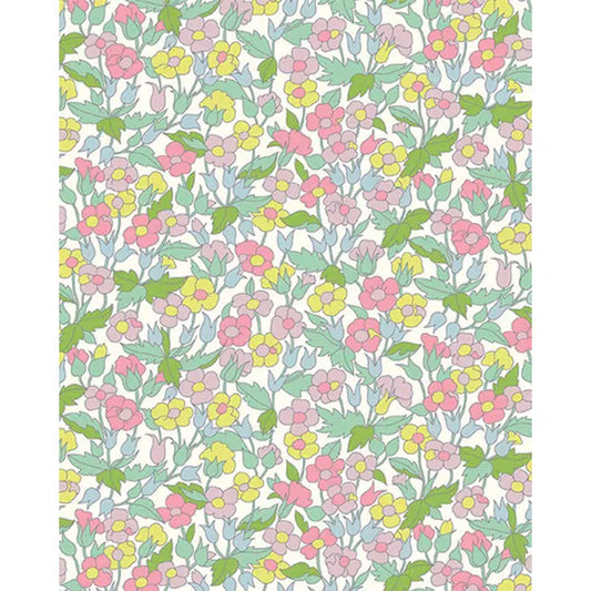 Liberty Lasenby Cotton Fabric - Carnaby - Piccadilly Poppy Spring Morning | Truro Fabrics