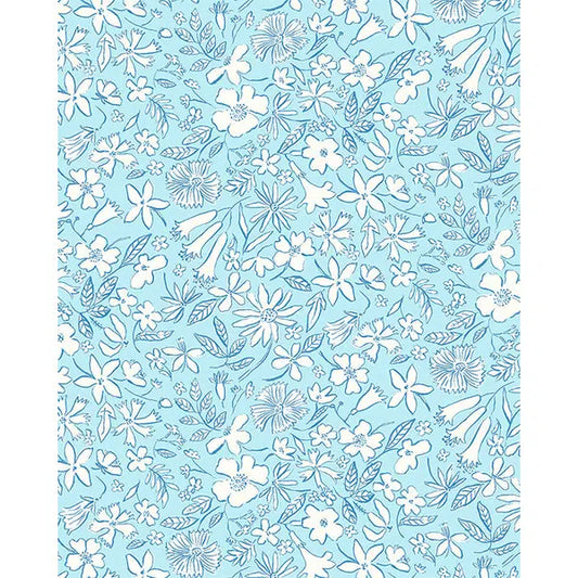 Liberty Lasenby Cotton Fabric - Riviera - Summer Sketch | Truro Fabrics