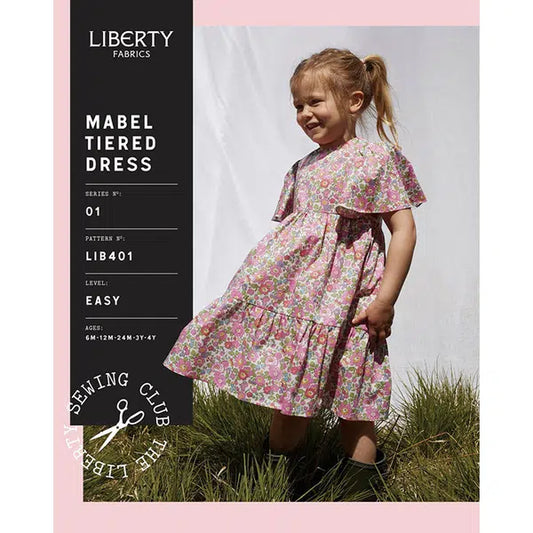 Liberty - Paper Sewing Pattern - Mabel Tiered Dress – view 2 | Truro Fabrics