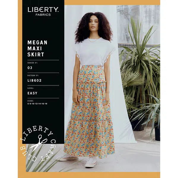 Liberty - Paper Sewing Pattern - Megan Maxi Skirt – view 5 | Truro Fabrics