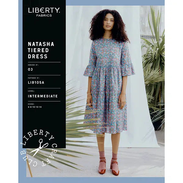 Liberty - Paper Sewing Pattern - Natasha Tiered Dress – view 2 | Truro Fabrics