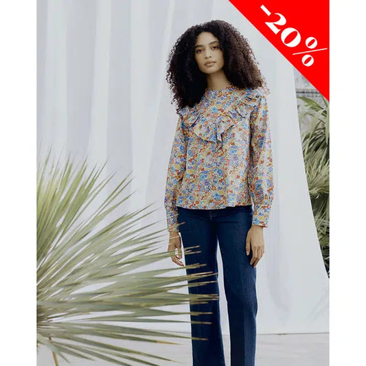 Liberty - Paper Sewing Pattern - Rosanna Ruffle Top | Truro Fabrics