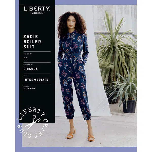 Liberty - Paper Sewing Pattern - Zadie Boilersuit – view 2 | Truro Fabrics