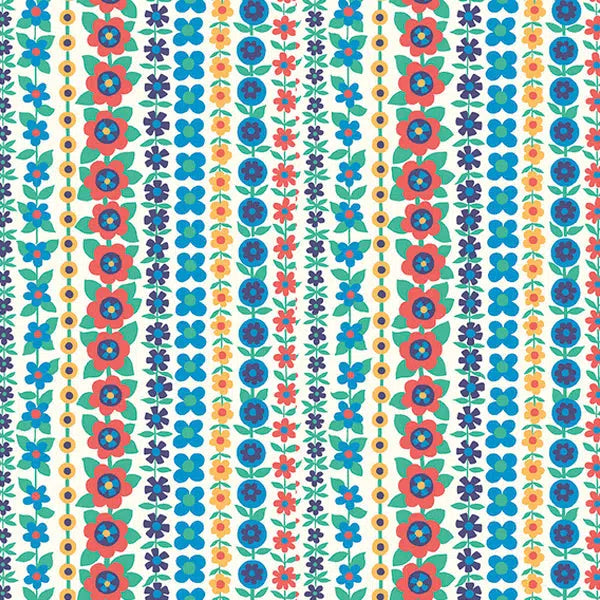 Liberty Patchwork Cotton Fabric - Carnaby - Soho Stripe Summer | Truro Fabrics
