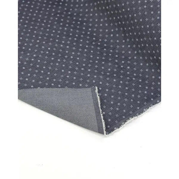 Lightweight Denim Shirting Fabric - Azulejos – view 3 | Truro Fabrics
