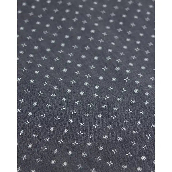 Lightweight Denim Shirting Fabric - Azulejos – view 5 | Truro Fabrics