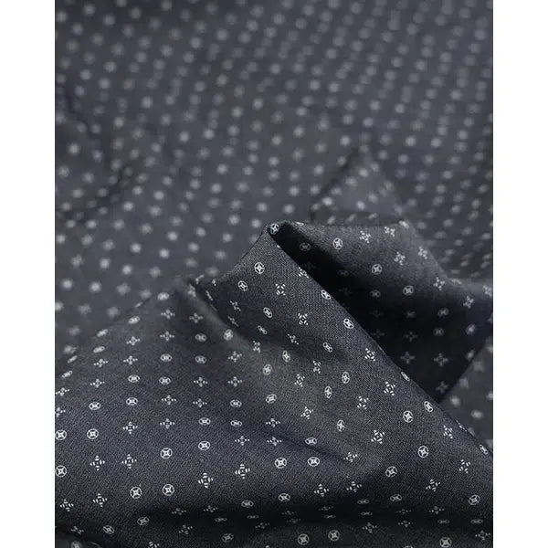 Lightweight Denim Shirting Fabric - Azulejos | Truro Fabrics