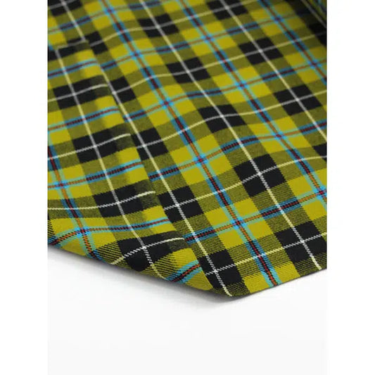 Lightweight Pure Wool Twill Fabric - National Cornish Tartan 5.5cm | Truro Fabrics