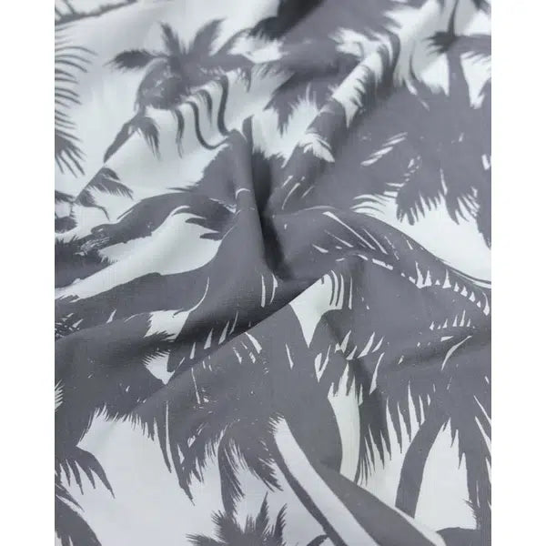Linen & Cotton Blend Fabric - Calm Palms – view 4 | Truro Fabrics