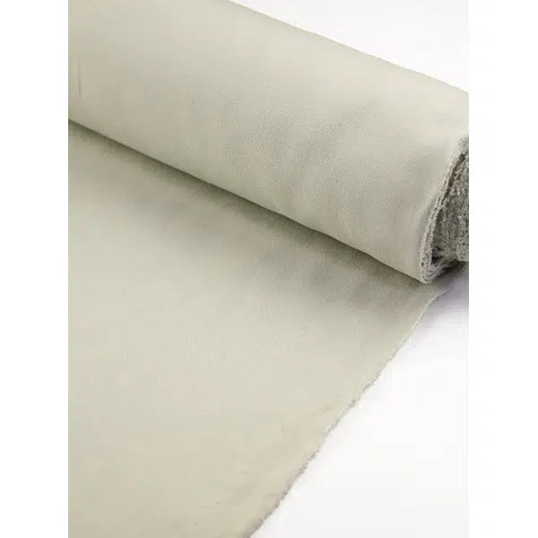 Linen Cotton Twill Fabric - Stone – view 3 | Truro Fabrics