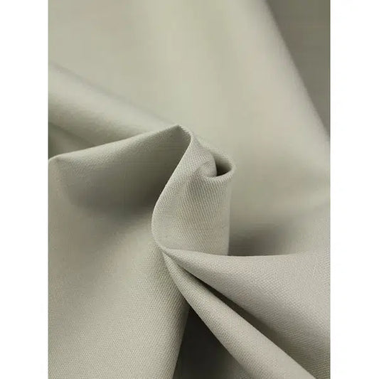 Linen Cotton Twill Fabric - Stone | Truro Fabrics