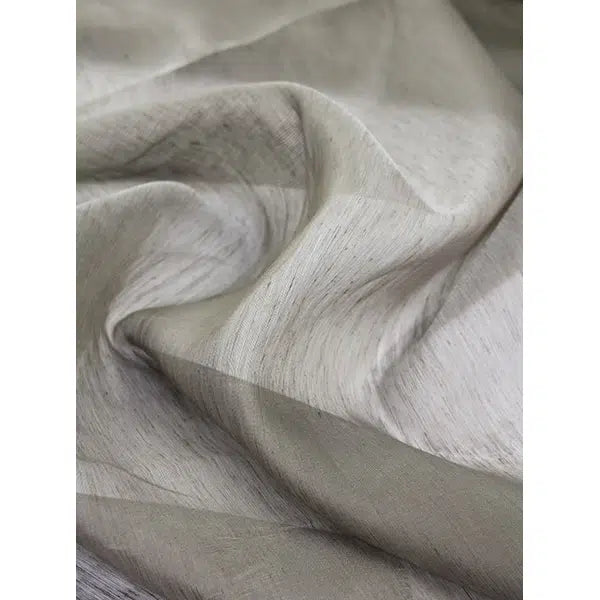 Linen & Silk Gauze Fabric - Artichoke | Truro Fabrics