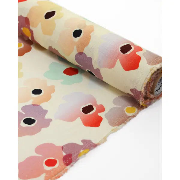 Linen & Viscose Blend Fabric - Petal Pop – view 2 | Truro Fabrics